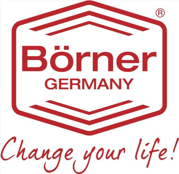 Borner Germany Change your Life Logo in Red