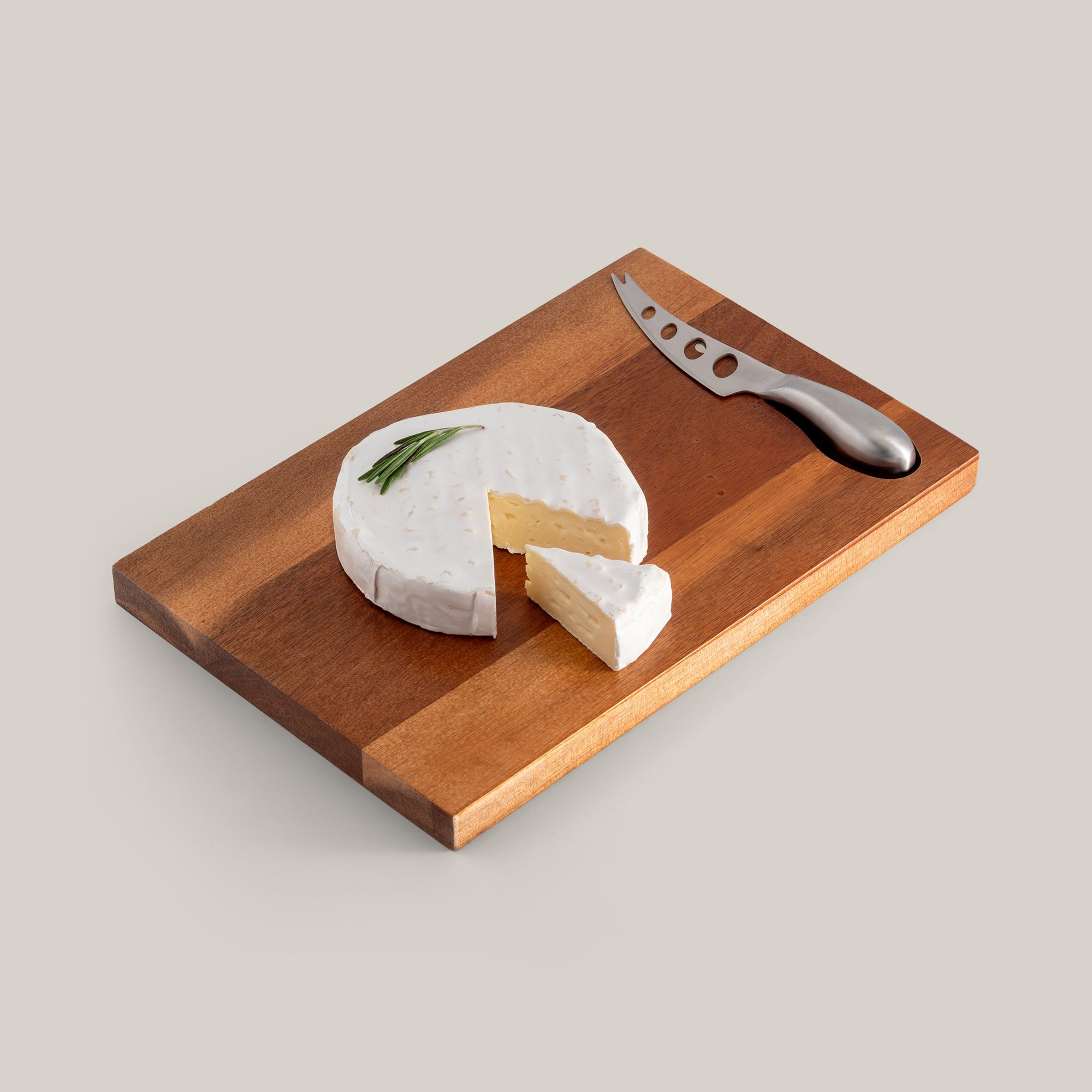 Mini Acacia Cheese Board & Knife Set - Thumbnail 2