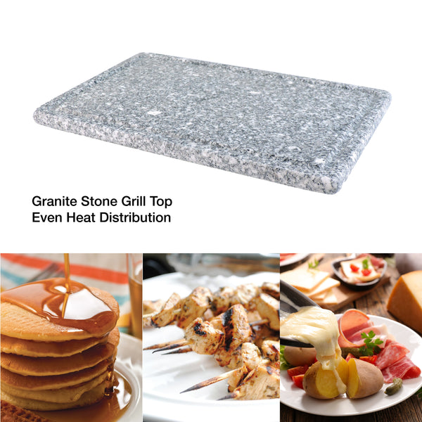 Raclette Grill | Granite Top | Classic Stainless Steel | Swissmar