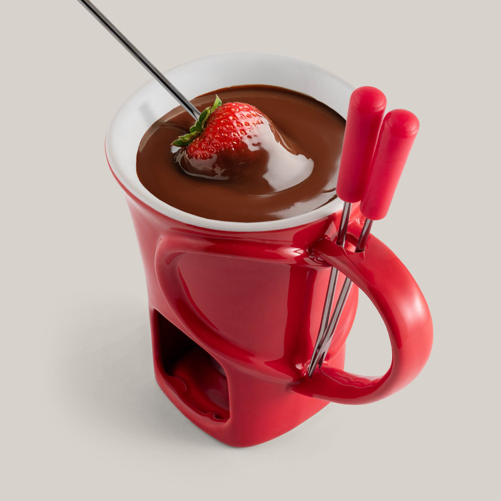 Sweetheart Chocolate Fondue Mug Set
