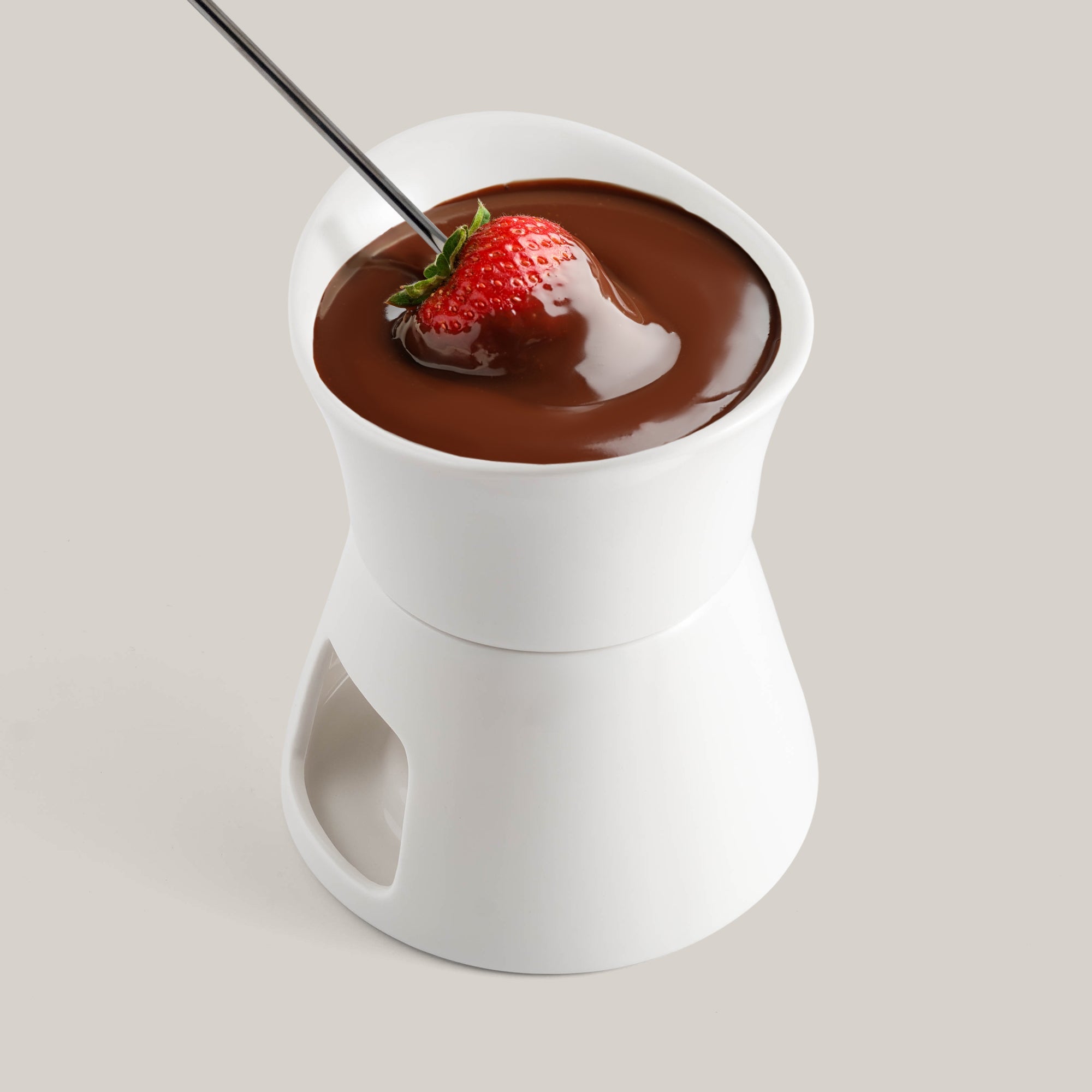 Glow Ceramic Chocolate & Cheese Fondue Set - Thumbnail 3