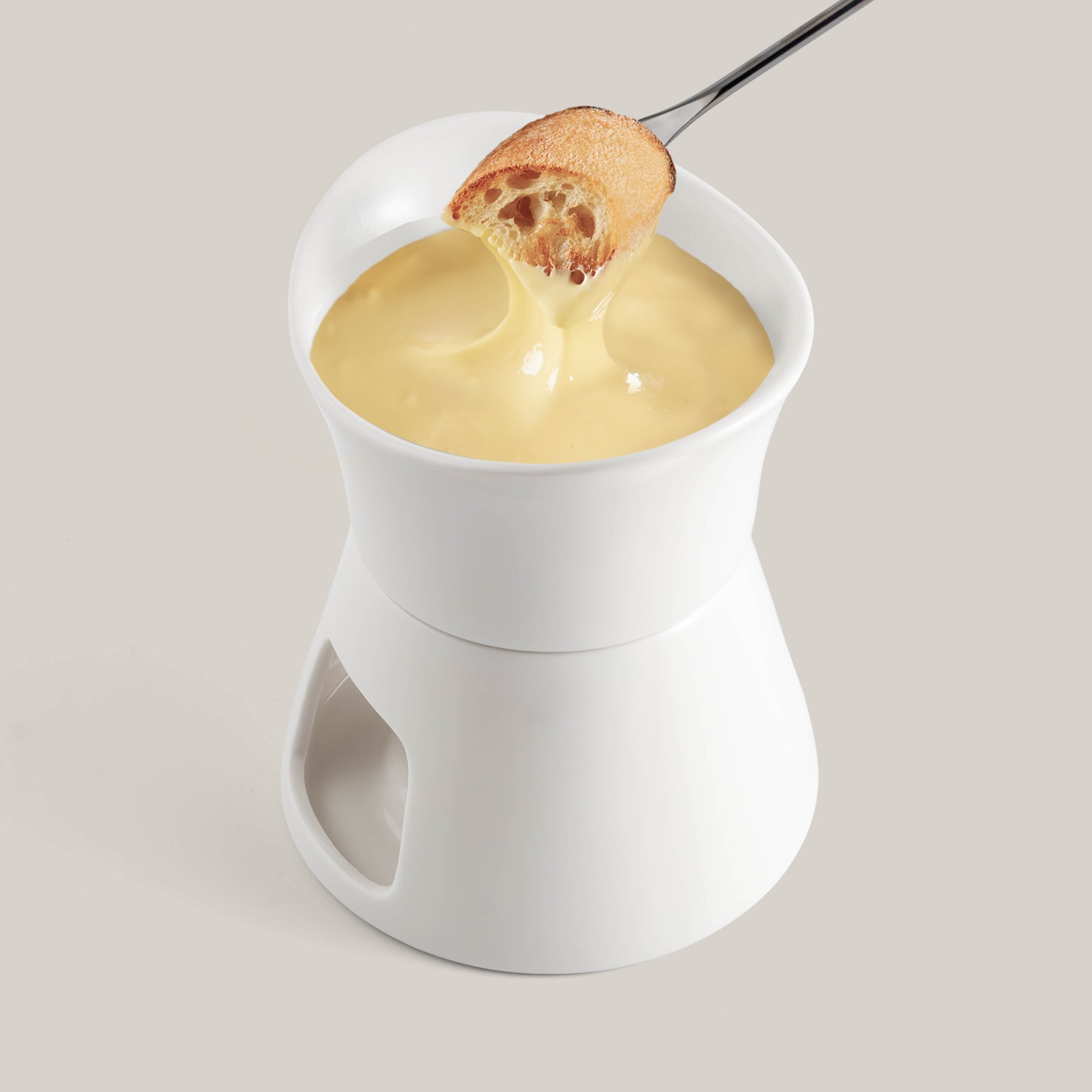 Glow Ceramic Chocolate & Cheese Fondue Set - Thumbnail 2