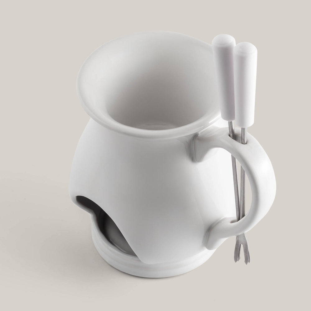 4-Piece Chocolate Fondue Set | Indulge White | Swissmar