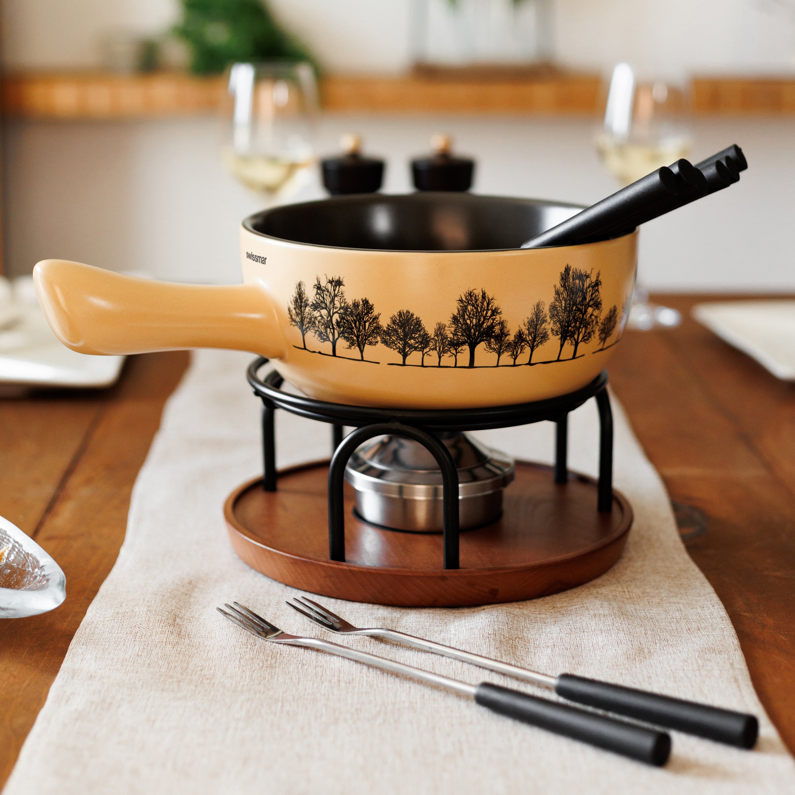  Cheese Fondue 新品タグ付 Jura Ceramic Cheese Fondue Set