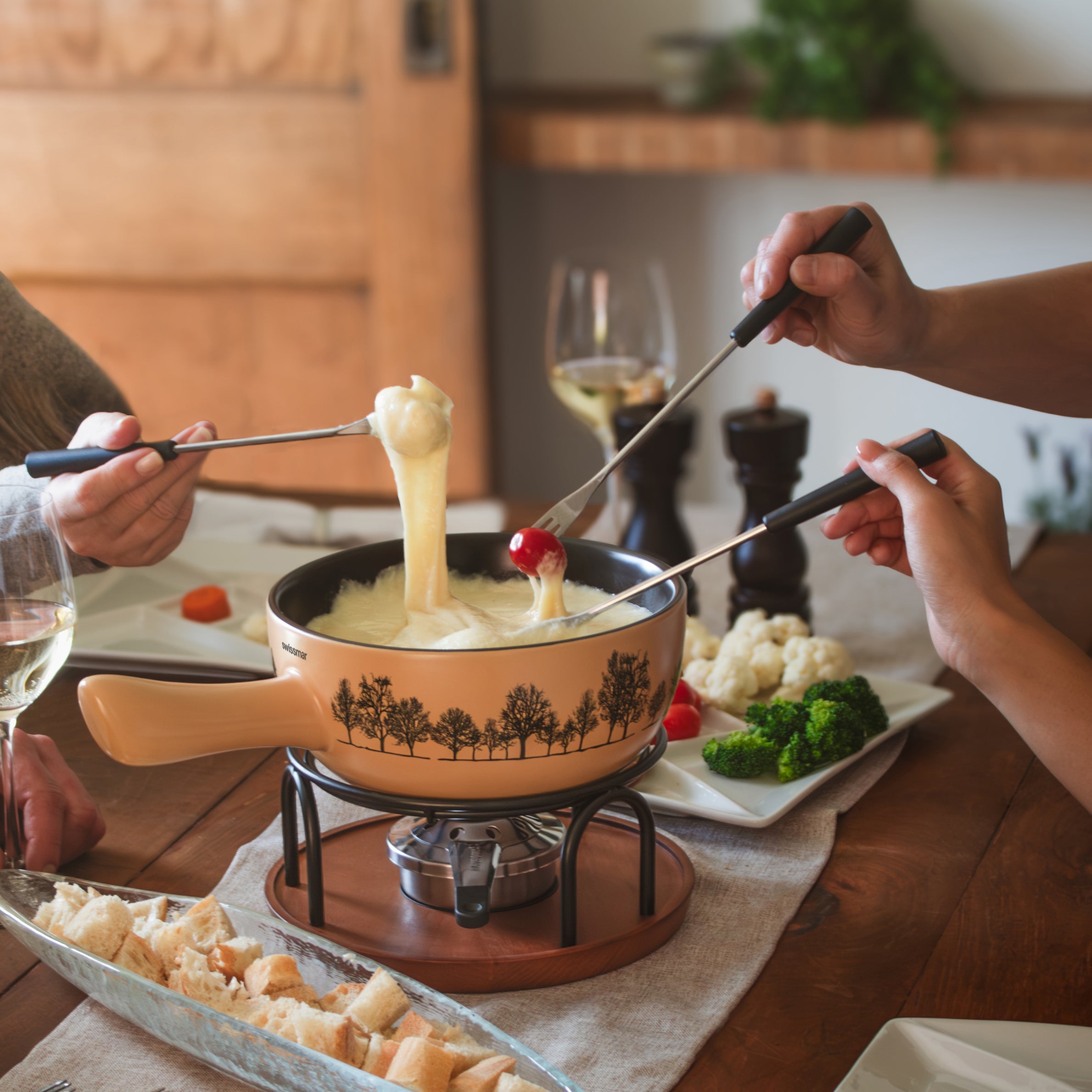 Jura Ceramic Cheese Fondue Set
