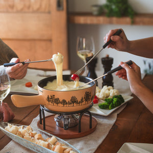 Jura Ceramic Cheese Fondue Set