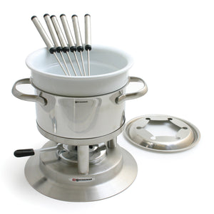 11-Piece Stainless Steel Fondue Set | Arosa | Swissmar