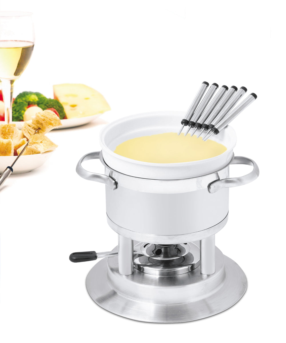 11-Piece Stainless Steel Fondue Set | Arosa | Swissmar