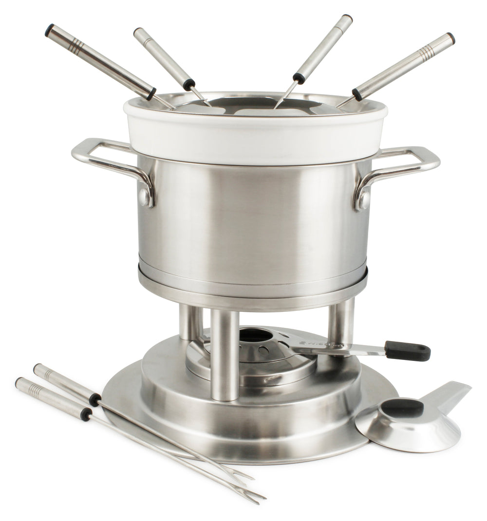 11-Piece Stainless Steel Fondue Set | Basel | Swissmar