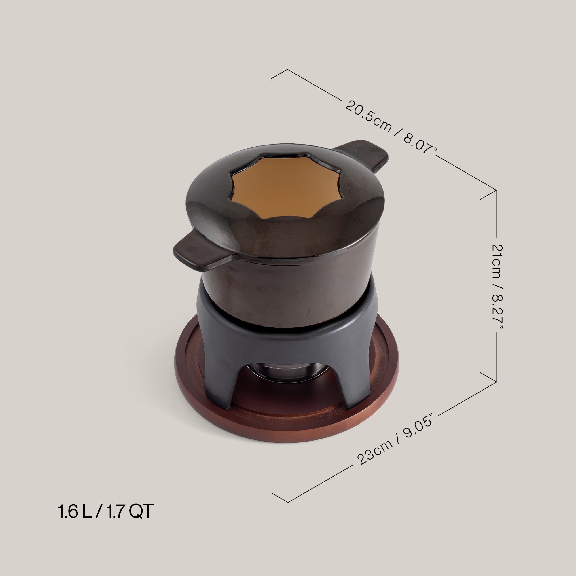 Swissmar Sierra Cast Iron Fondue Set - Thumbnail 5