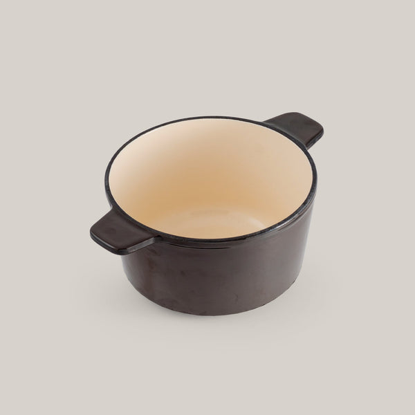 Sierra Metallic Black 3-in-1 Cast Iron Fondue Set