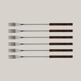 Fondue Forks Set - Cheese & Oil / Broth Fondue – Set of 6
