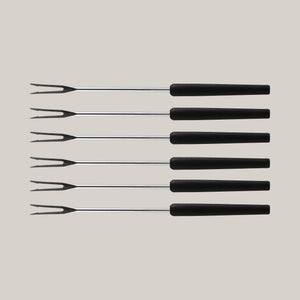 Fondue Forks Set - Cheese & Oil / Broth Fondue – Set of 6