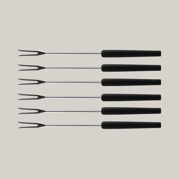 Fondue Forks Set - Cheese & Oil / Broth Fondue – Set of 6