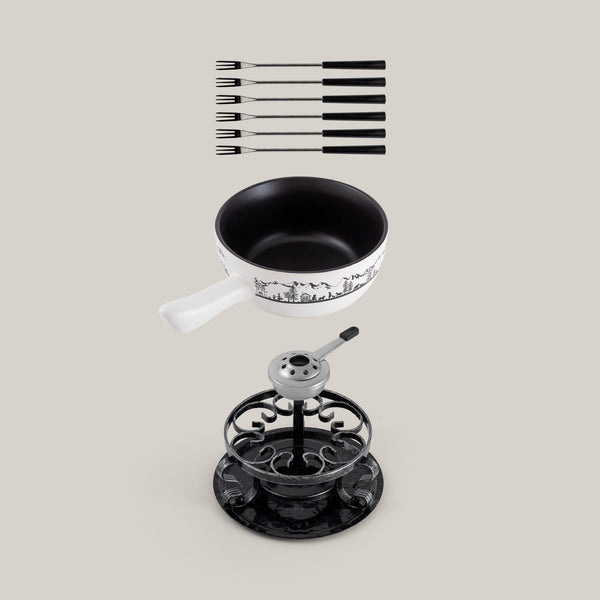Heidi Ceramic Cheese Fondue Set