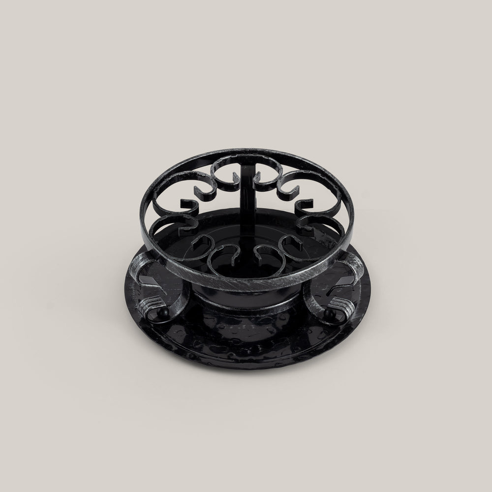 Wrought Iron Fondue Rechaud with Burner