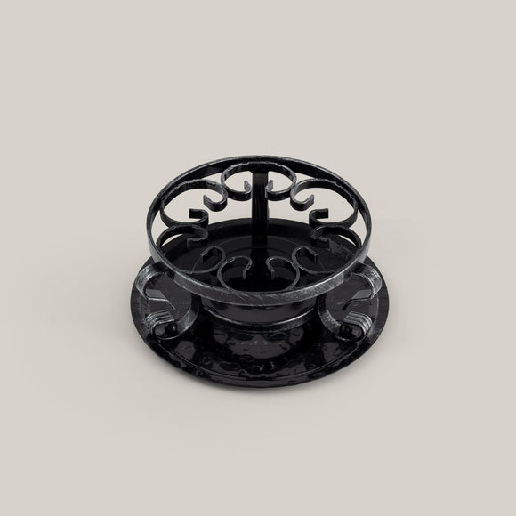 Wrought Iron Fondue Rechaud with Burner