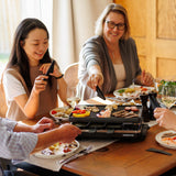 Classic Anthracite Cast Iron Raclette Party Grill
