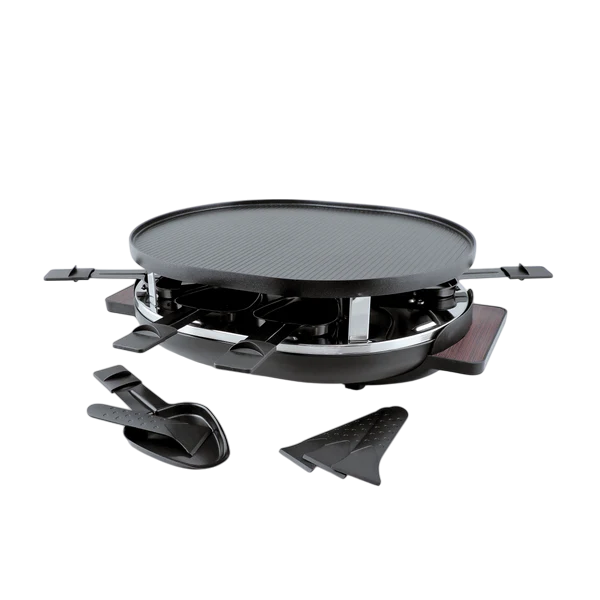 Raclette Grill | Aluminum Non-Stick Top | Matterhorn Black | Swissmar