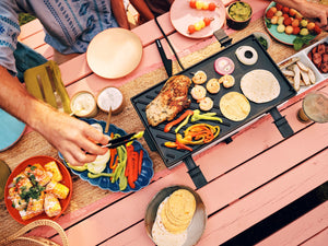 Swissmar Verso 8 Person Indoor Outdoor Raclette Cast Iron Top