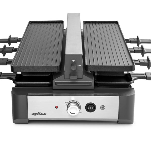Venti 8 Person Raclette Grill with Smoke Extractor