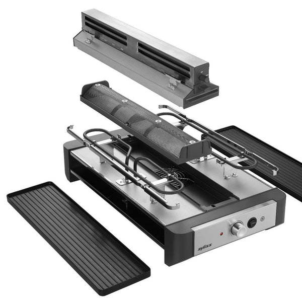 Venti 8 Person Raclette Grill with Smoke Extractor