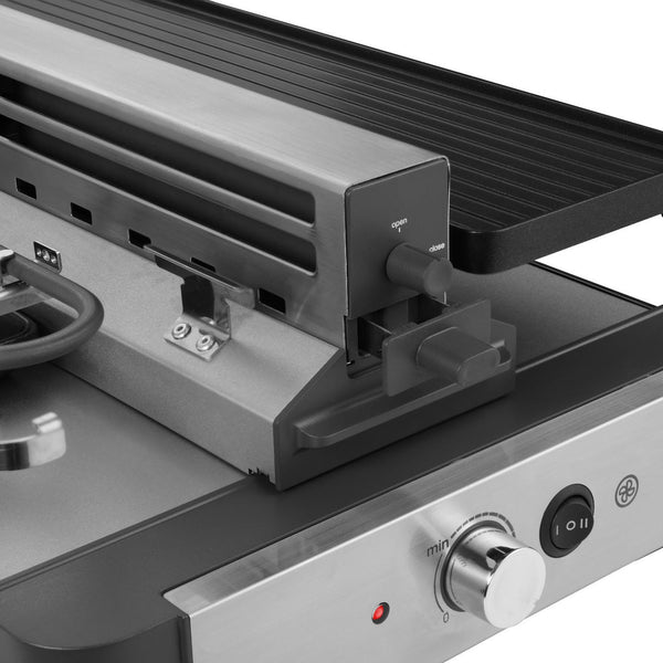 Venti 8 Person Raclette Grill with Smoke Extractor