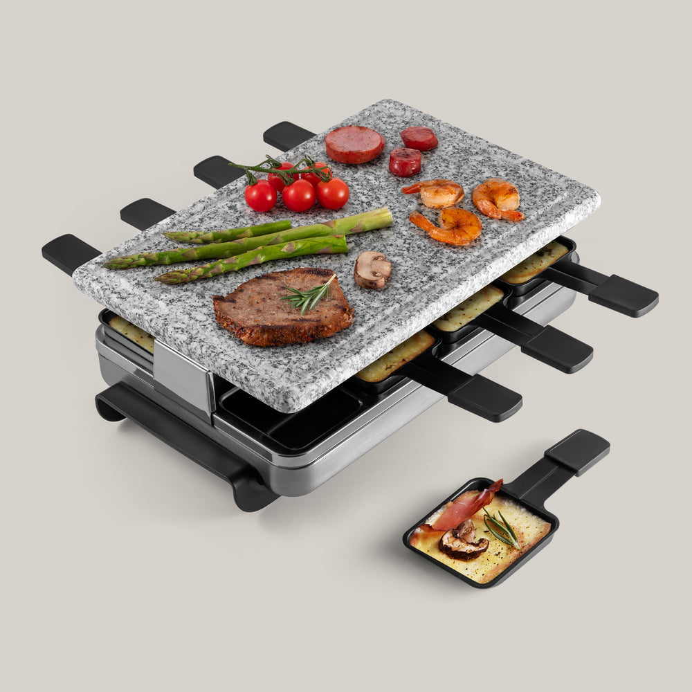 Raclette Grill | Granite Top | Classic Stainless Steel | Swissmar
