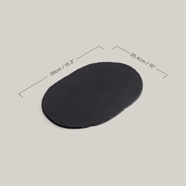 Oval Slate Board
