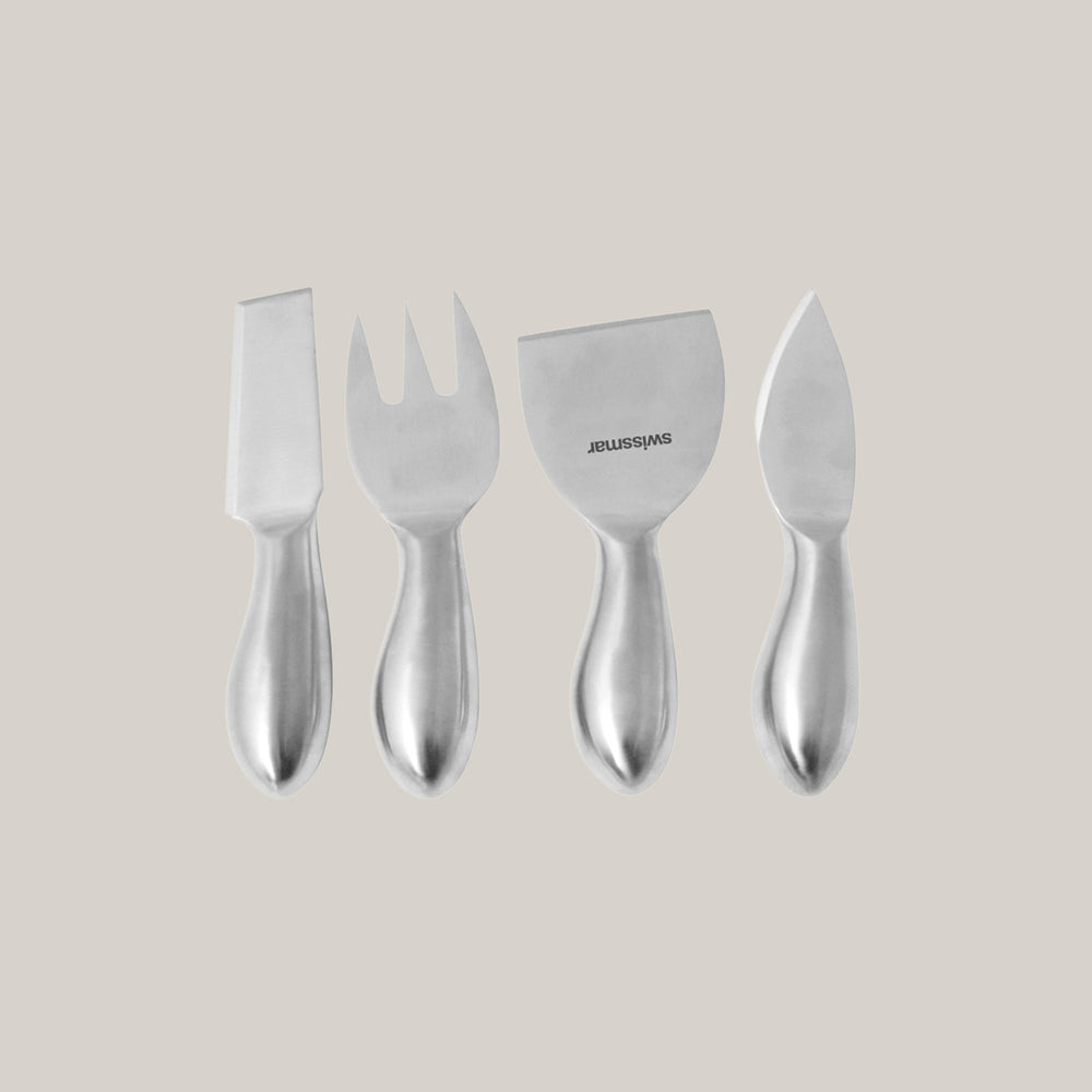 Petite Stainless Steel Cheese Knife Set