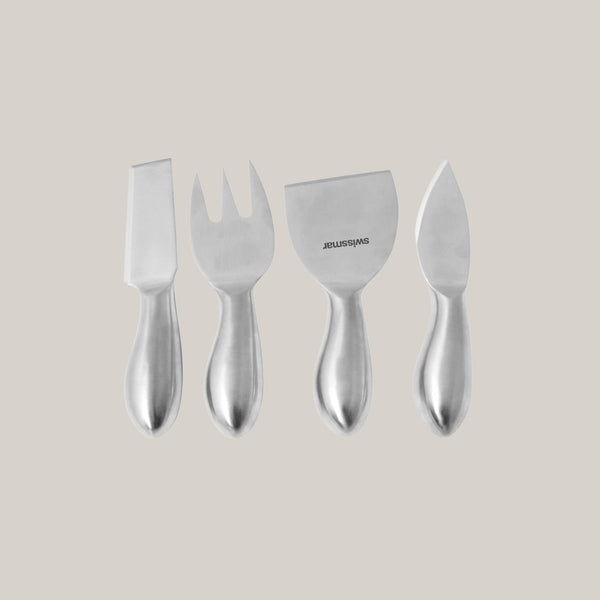 Petite Stainless Steel Cheese Knife Set