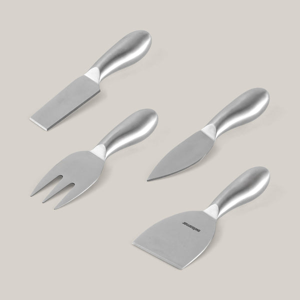 Petite Stainless Steel Cheese Knife Set